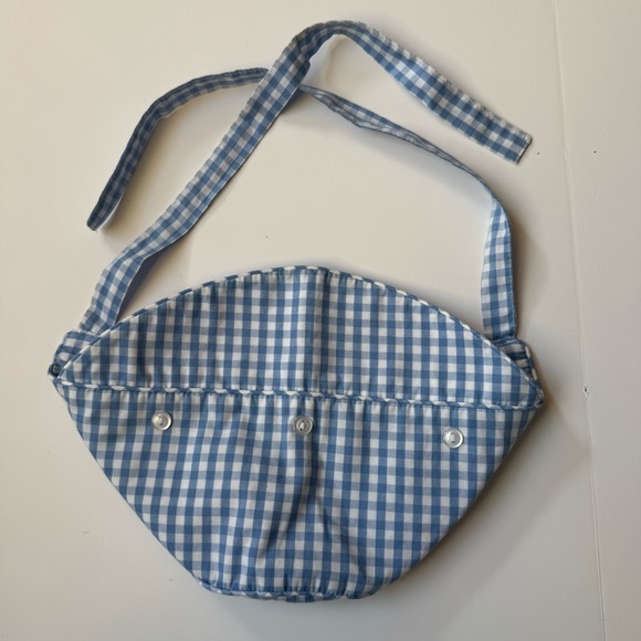 Beaufort Bonnet Barringer Bonnet Light Blue Gingham Baby Small - Picture 3 of 5